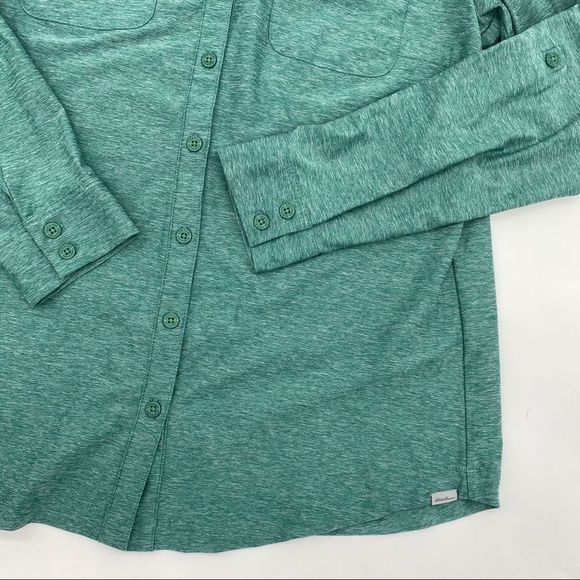 The North Face Eddie Bauer 2 Hiking Casual Outdoors Tops Button Up Blouse Shirts - Picture 3 of 7
